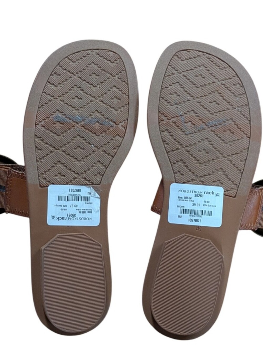 Zodiac Frida Brown Slide Sandal Size 8.5 - Picture 7 of 11